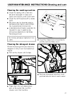 Preview for 21 page of Miele W 1930I Operating Instructions Manual