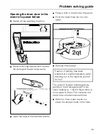 Preview for 29 page of Miele W 1930I Operating Instructions Manual