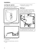 Preview for 34 page of Miele W 1930I Operating Instructions Manual