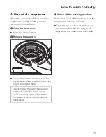 Preview for 23 page of Miele W 2104 Operating Instructions Manual