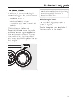 Preview for 41 page of Miele W 2104 Operating Instructions Manual