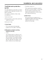 Preview for 49 page of Miele W 2104 Operating Instructions Manual