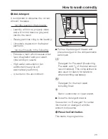 Предварительный просмотр 23 страницы Miele W 2129 Operating Instructions Manual