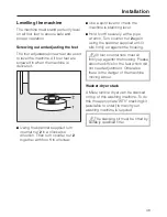 Предварительный просмотр 49 страницы Miele W 2129 Operating Instructions Manual