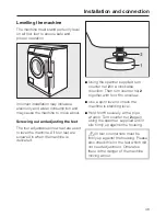 Предварительный просмотр 49 страницы Miele W 2203 Operating Instructions Manual