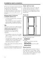 Предварительный просмотр 50 страницы Miele W 2203 Operating Instructions Manual