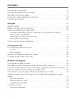 Preview for 4 page of Miele W 2209I Operating Instructions Manual