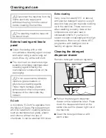 Preview for 32 page of Miele W 2209I Operating Instructions Manual