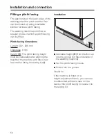 Preview for 56 page of Miele W 2209I Operating Instructions Manual