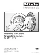 Preview for 1 page of Miele W 2444 WPS Operating Instructions Manual