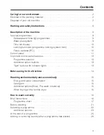 Preview for 3 page of Miele W 2444 WPS Operating Instructions Manual