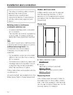 Preview for 52 page of Miele W 2444 WPS Operating Instructions Manual