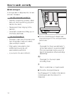 Предварительный просмотр 16 страницы Miele W 2514 WPS Operating Instructions Manual