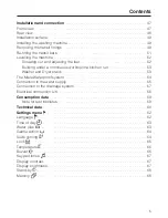 Preview for 5 page of Miele W 2652 WPS Operating Instructions Manual