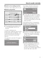 Preview for 15 page of Miele W 2652 WPS Operating Instructions Manual