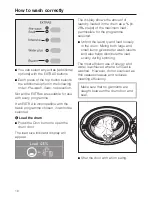 Preview for 16 page of Miele W 2652 WPS Operating Instructions Manual