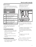 Preview for 17 page of Miele W 2652 WPS Operating Instructions Manual