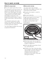 Preview for 18 page of Miele W 2652 WPS Operating Instructions Manual