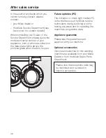 Preview for 46 page of Miele W 2652 WPS Operating Instructions Manual