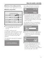 Preview for 15 page of Miele W 2653 WPS Operating Instructions Manual