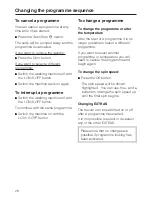 Preview for 28 page of Miele W 2653 WPS Operating Instructions Manual