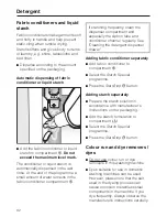 Preview for 32 page of Miele W 2653 WPS Operating Instructions Manual