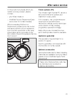 Preview for 45 page of Miele W 2653 WPS Operating Instructions Manual