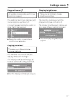 Preview for 67 page of Miele W 2653 WPS Operating Instructions Manual