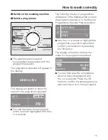 Предварительный просмотр 15 страницы Miele W 2662 WPS Operating Instructions Manual