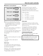 Preview for 19 page of Miele W 2819i Operating Instructions Manual