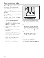 Preview for 20 page of Miele W 2819i Operating Instructions Manual