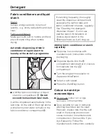 Preview for 36 page of Miele W 2819i Operating Instructions Manual