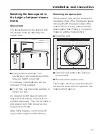 Preview for 57 page of Miele W 2819i Operating Instructions Manual