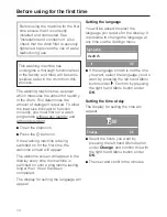 Preview for 14 page of Miele W 2839I WPM Operating Instructions Manual