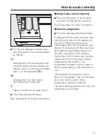 Preview for 21 page of Miele W 2839I WPM Operating Instructions Manual