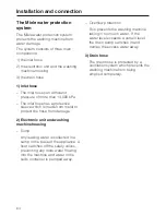 Preview for 64 page of Miele W 2839I WPM Operating Instructions Manual