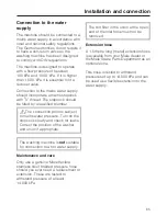 Preview for 65 page of Miele W 2839I WPM Operating Instructions Manual