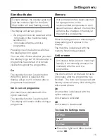 Preview for 75 page of Miele W 2839I WPM Operating Instructions Manual