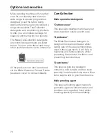 Preview for 76 page of Miele W 2839I WPM Operating Instructions Manual