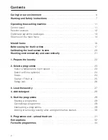 Preview for 2 page of Miele W 2859i WPM SUPERTRONIC Operating Instructions Manual