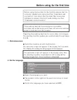 Preview for 17 page of Miele W 2859i WPM SUPERTRONIC Operating Instructions Manual