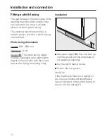 Preview for 74 page of Miele W 2859i WPM SUPERTRONIC Operating Instructions Manual