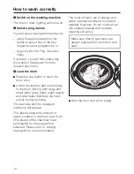 Preview for 16 page of Miele W 2888 WPS Operating Instructions Manual