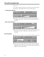 Preview for 20 page of Miele W 2888 WPS Operating Instructions Manual