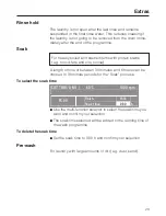 Preview for 23 page of Miele W 2888 WPS Operating Instructions Manual