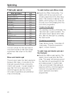 Preview for 26 page of Miele W 2888 WPS Operating Instructions Manual