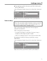 Preview for 71 page of Miele W 2888 WPS Operating Instructions Manual