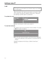 Preview for 72 page of Miele W 2888 WPS Operating Instructions Manual