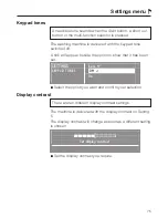 Preview for 75 page of Miele W 2888 WPS Operating Instructions Manual