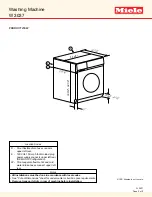 Preview for 3 page of Miele W 3037 Features And Dimensions